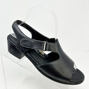 SAS Suntimer Women's Slingback Sandals Black Size 9 Casual Summer